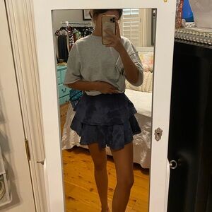 Aerie ruffle mini skirt